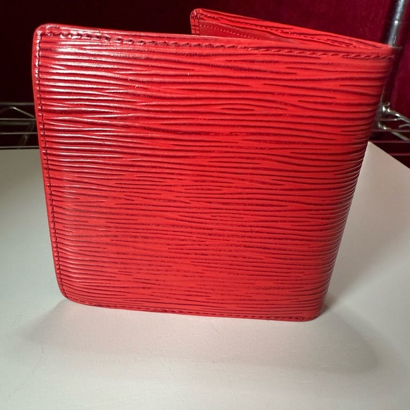 Louis Vuitton Red Epi Leather Wallet - Picture 3 of 11